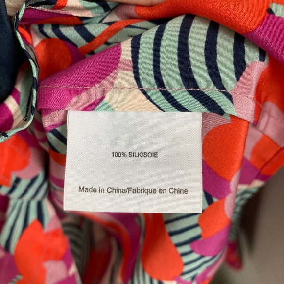 Tory Burch Logo Button Down Top 4 - Picture 3 of 6